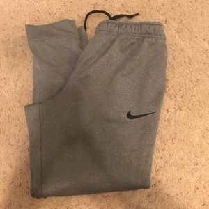 Womens Large Nike Sweatpants, gray